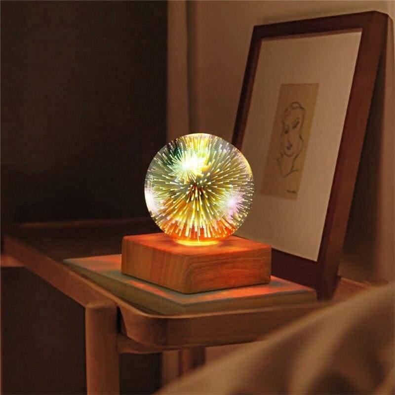 BOULA | Lampe de chevet multicolore au design captivant